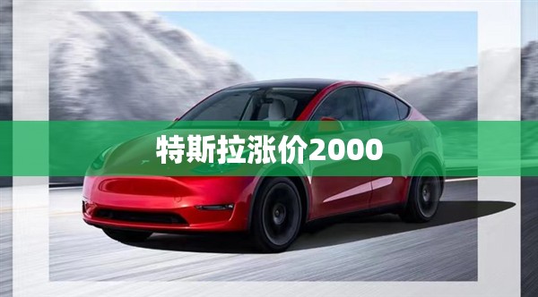 特斯拉涨价2000(特斯拉涨价会影响销售吗) 特斯拉涨价2000(特斯拉涨价会影响销售吗)