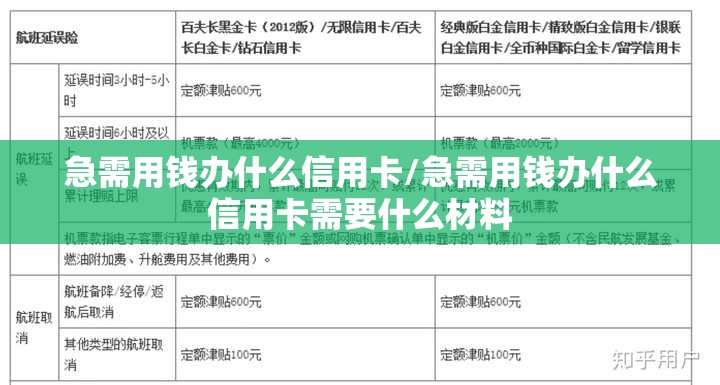 急需用钱办什么信用卡/急需用钱办什么信用卡需要什么材料 急需用钱办什么信用卡/急需用钱办什么信用卡需要什么材料