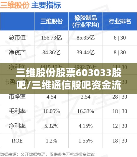 三维股份股票603033股吧/三维通信股吧资金流向