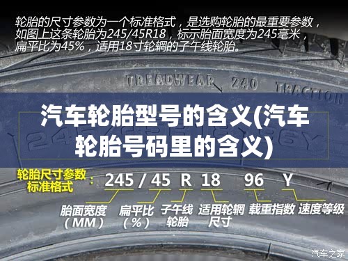 汽车轮胎型号的含义(汽车轮胎号码里的含义)