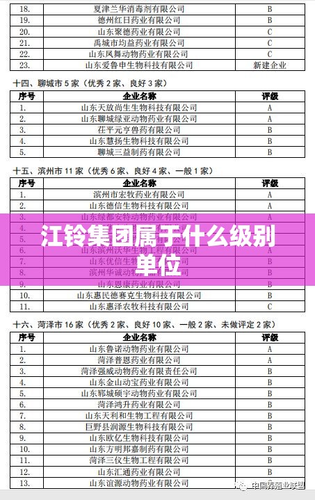 江铃集团属于什么级别单位(江铃集团一把手什么级别) 江铃集团属于什么级别单位(江铃集团一把手什么级别)