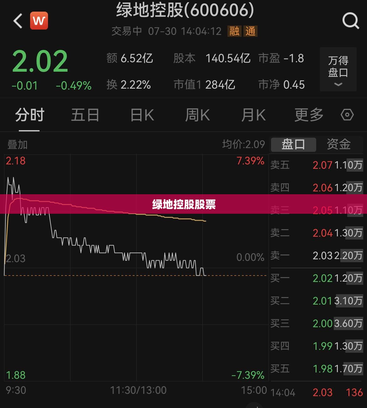 绿地控股股票(绿地控股股票股吧)