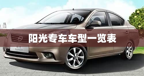 【阳光专车车型一览表,阳光专车车型有哪些】