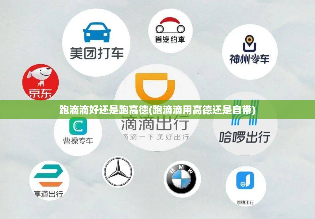 跑滴滴好还是跑高德(跑滴滴用高德还是自带)