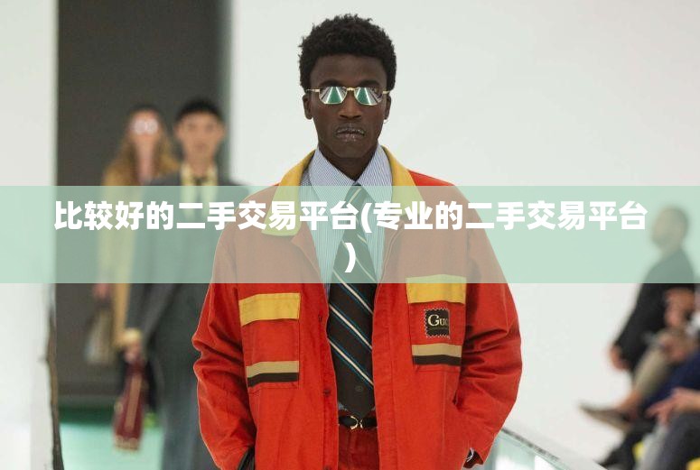 比较好的二手交易平台(专业的二手交易平台)