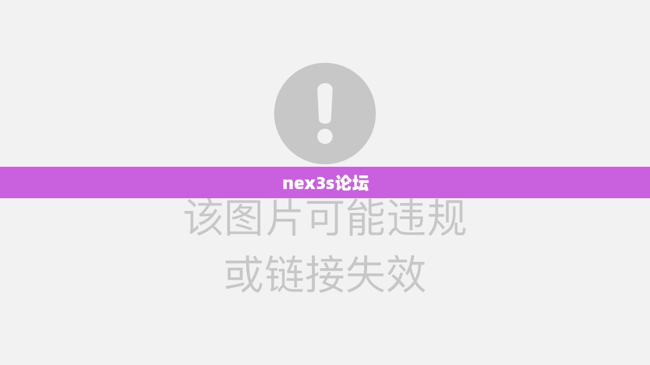 【nex3s论坛,nex3s评测】