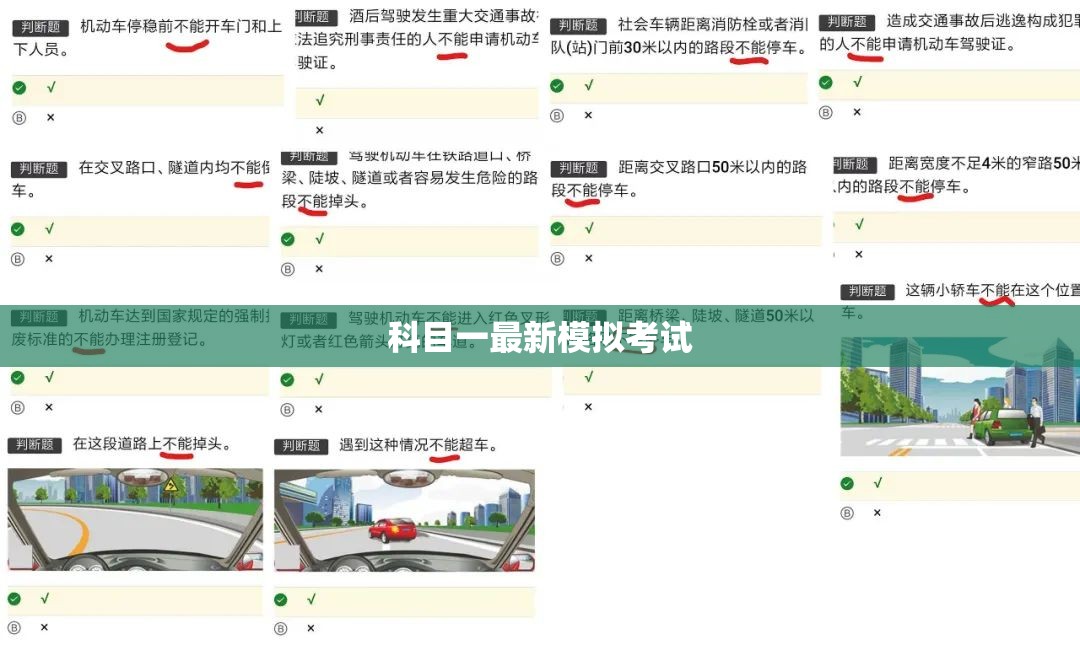 科目一最新模拟考试/科目一最新模拟考试题 科目一最新模拟考试/科目一最新模拟考试题