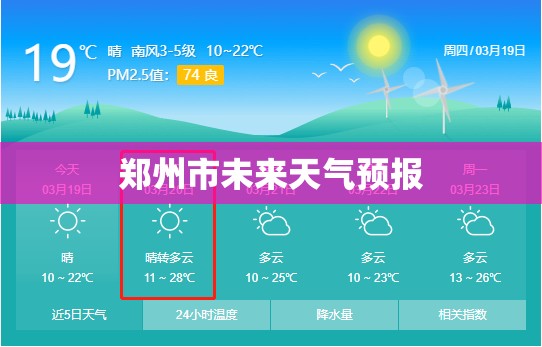郑州市未来天气预报(郑州市未来三天天气预报) 郑州市未来天气预报(郑州市未来三天天气预报)