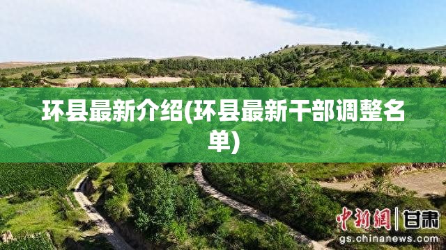 环县最新介绍(环县最新干部调整名单)