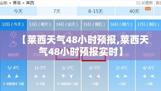 【莱西天气48小时预报,莱西天气48小时预报实时】 【莱西天气48小时预报,莱西天气48小时预报实时】