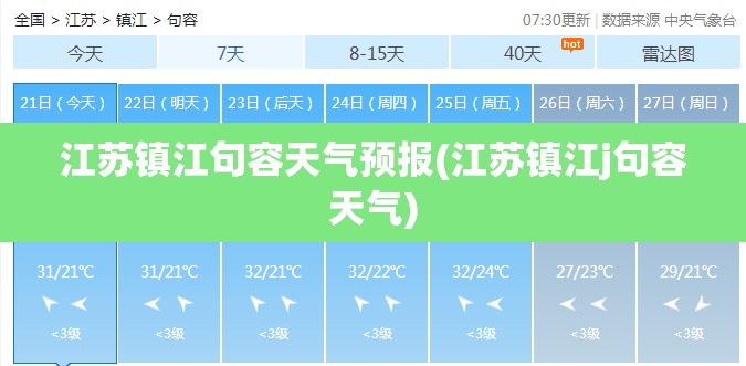 江苏镇江句容天气预报(江苏镇江j句容天气) 江苏镇江句容天气预报(江苏镇江j句容天气)