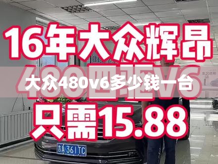 大众480v6多少钱一台(大众辉昂480v6多少匹马力)