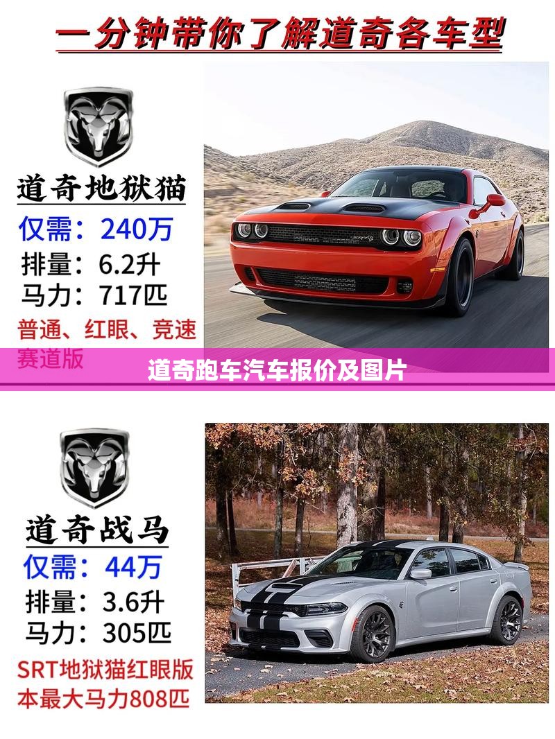【道奇跑车汽车报价及图片,道奇跑车汽车报价及图片及费用】