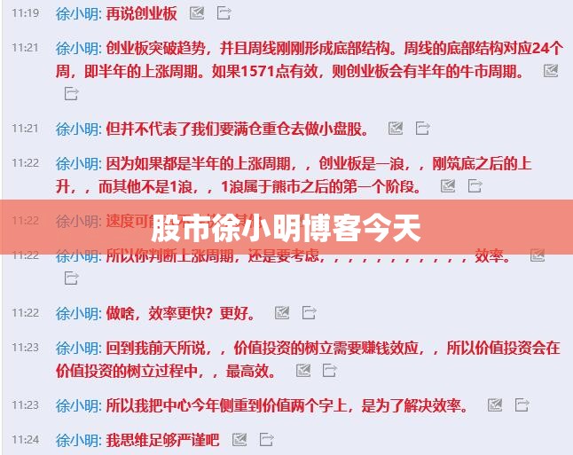 股市徐小明博客今天(徐小明的最新博客) 股市徐小明博客今天(徐小明的最新博客)