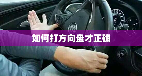 【如何打方向盘才正确,新手正确打方向盘视频】