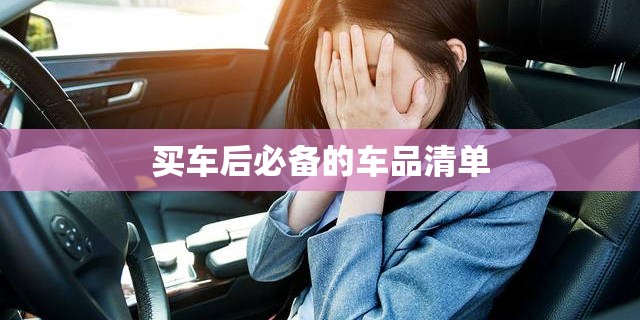 买车后必备的车品清单/买车后必备的车品清单是什么